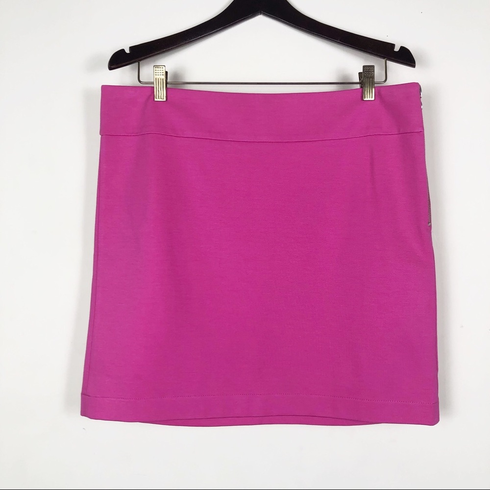 Banana Republic | Zip Mini Skirt Color Pink Sz 12